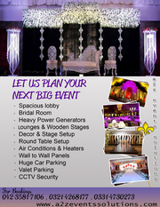 We at a2z events solutions offer all of our specified services for you