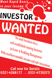 Serious Investor Required