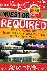 Serious Business Partner or Investor Required In Lahore Punjab